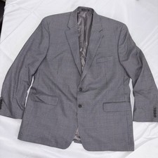 LAUREN RALPH LAUREN Houndstooth Wool Jacket Blazer Sport Coat Mens 48L