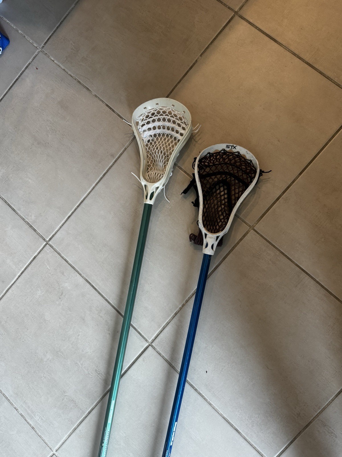 Vintage Warrior Kryptolyte Defense Lacrosse Sticks Vintage With OG HEADS