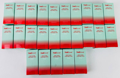 modelones NailBoxie Nail Glue for Press Ons Clear Tips Acrylic Nails 25 Pack