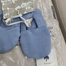 Kate Quinn Baby Booties Unisex Blue Size 0-3 Months