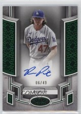 2024 Topps Tier One Break Out Green Foil 6/49 Ryan Pepiot #BOA-RP Auto 0vp1