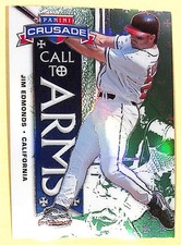 2025 Panini Crusade Call To Arms Green #24 Jim Edmonds /249 - NM-MT