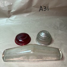 LUCAS GLASS LENSES LAND ROVER/MORRIS JOB LOT OF 3