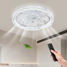 Ceiling Fans with Lights,Socket Fan Light with Remote Control,Dimmable Bright...
