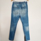 Grunge Distressed Elastic Waist Jeans Size Medium — photo 8