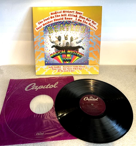 The Beatles Magical Mystery Tour LP 1967 Capitol SMAL 2835 Vinyl Album Excellent