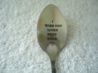 Vintage Lot Of 3 Collectible Spoons,2 Rare Half Spoons,1,Other " Great Lot " — photo 9