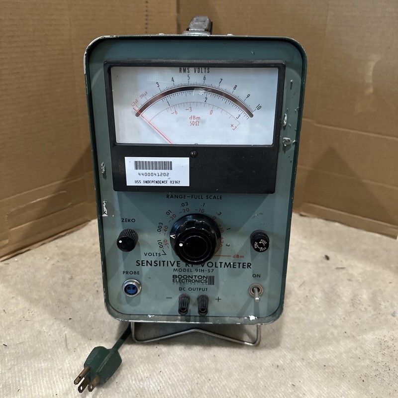 Sensitive RF Voltmeter : Boonton Electronics  91H -S7 Military Grade And Tested