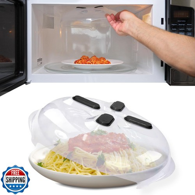 #ad #ad HOVER COVER Magnetic Microwave Splatter Cover Clear Microwave Co $34.99