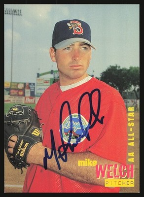 1996 Best AA All-Stars #15 Mike Welch In Person Autograph, A2