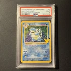 Pokemon TGC Blastoise Celebrations PSA 9 25th Anniversary Holo 2/102 Classic