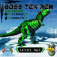🦖 MONSTER Top Stats Tek Rex 1895M Hatch 🔥 Ark Survival Ascended PvE PC/XBOX/PS
