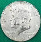 1965 Kennedy Silver Half Dollar BU-40% Silver(331d)