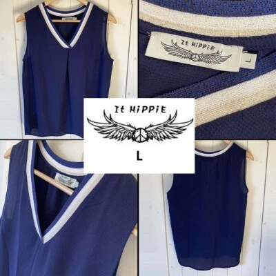 Blouse col V IT HIPPIE L - Photo 1/4