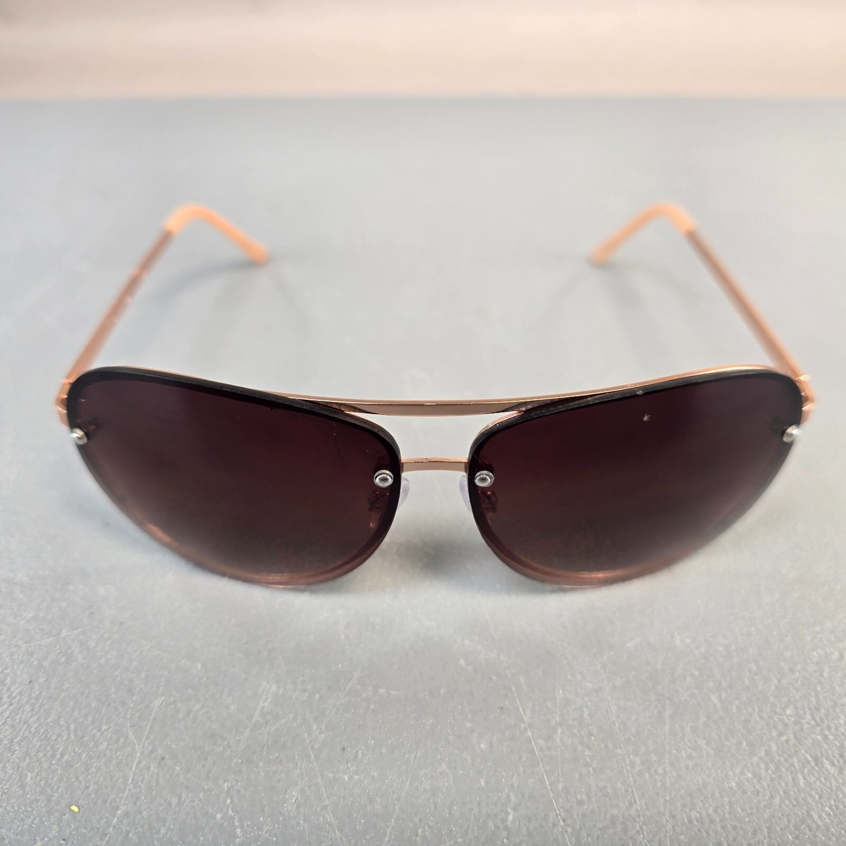 JUICY COUTURE Womens Copper Brown Round Teardrop SUNGLASSES 