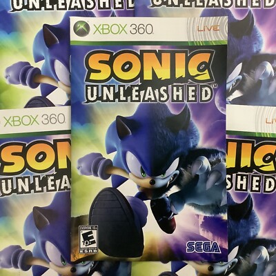 Sonic Unleashed Microsoft Xbox 360 Instruction Manual Only