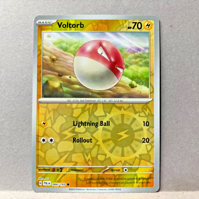 Voltorb 66/193 Paldea Evolved Reverse Holo Common Pokémon TCG
