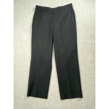 Brooks Brothers Premium 100 Wool Dress Pants Classic Fit Dark Gray Size 34R