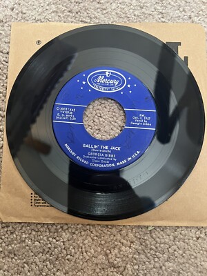 GEORGIA GIBBS    BALLIN THE JACK/KISS OF FIRE MERCURY CELEBRITY SERIES MINT-45