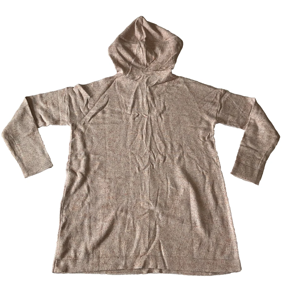 Sudadera con capucha J Jill Pullover para mujer talla XS rosa pequeña manga larga cordón elástico Foto 2 de 4