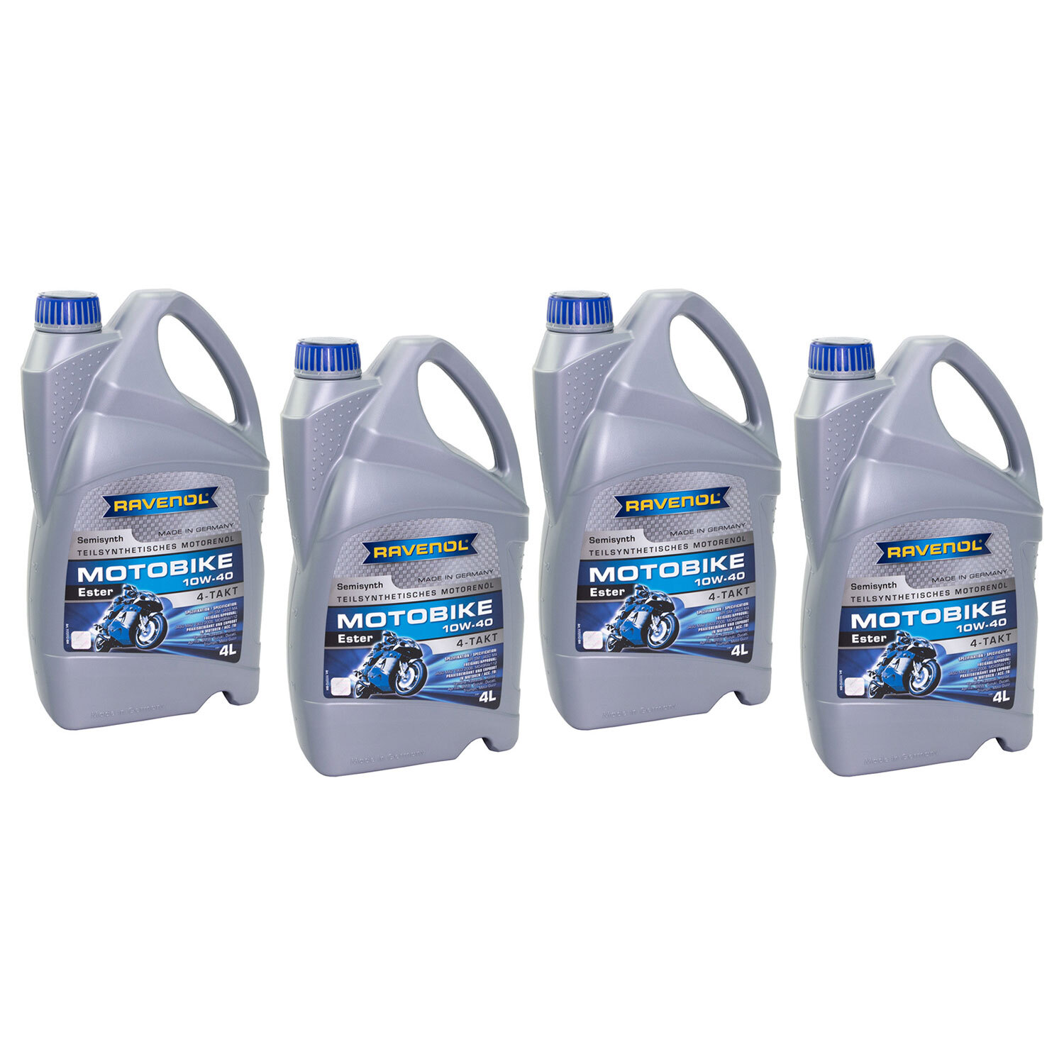 Aceite de Motor 10W40 Ravenol 16 Litro SAE para Kawasaki KTM Hyosung CPI BMW