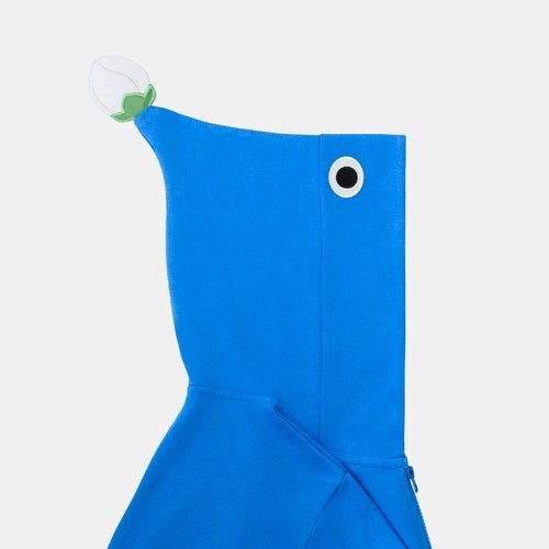 PIKMIN Hoodie Parka Shirt Nintendo official Limited Blue Size US:L (JP:XL) New - Picture 5 of 12