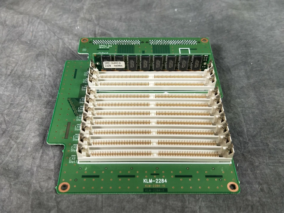 Korg Triton Studio Synthétiseur EXB-PCB/SIMM Slot Board KLM-2284 - Photo 2/4