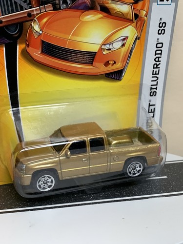 2006 Matchbox MBX Metall Chevrolet Silverado SS Pickup Truck #10 Gold Mtflk Neu in Verpackung - Bild 10 von 12