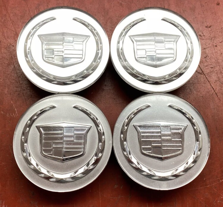 OEM Cadillac Wheel Hub Center Cap Cover For ATS, CTS, DTS, SRX, STS, XLR, XTS - Used Replacement Part