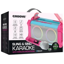 Karaoke Machine for Girls & Adults, Wireless Karaoke, Portable, Rechargeable