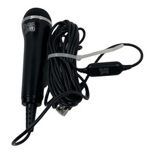Guitar Hero USB Wired Red Octane Microphone E-UR20 Xbox 360 PS3 Wii Tested 