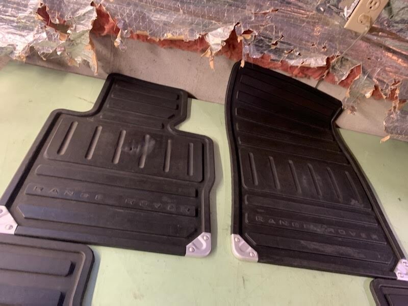 0312 OEM Land Rover Range Allweather All Season Black Rubber Floor