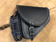 Sacoche Oscillant Blanc Édition Convient pour Harley Modèles Softail Fat Bob