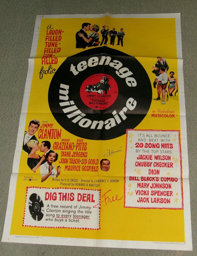 Teenage Millionaire Original 1sh Movie Poster