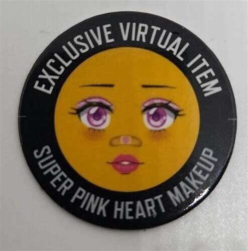 Roblox Toy Code Celebrity Series 8 Sapphire Super Pink Heart Makeup Code Only!