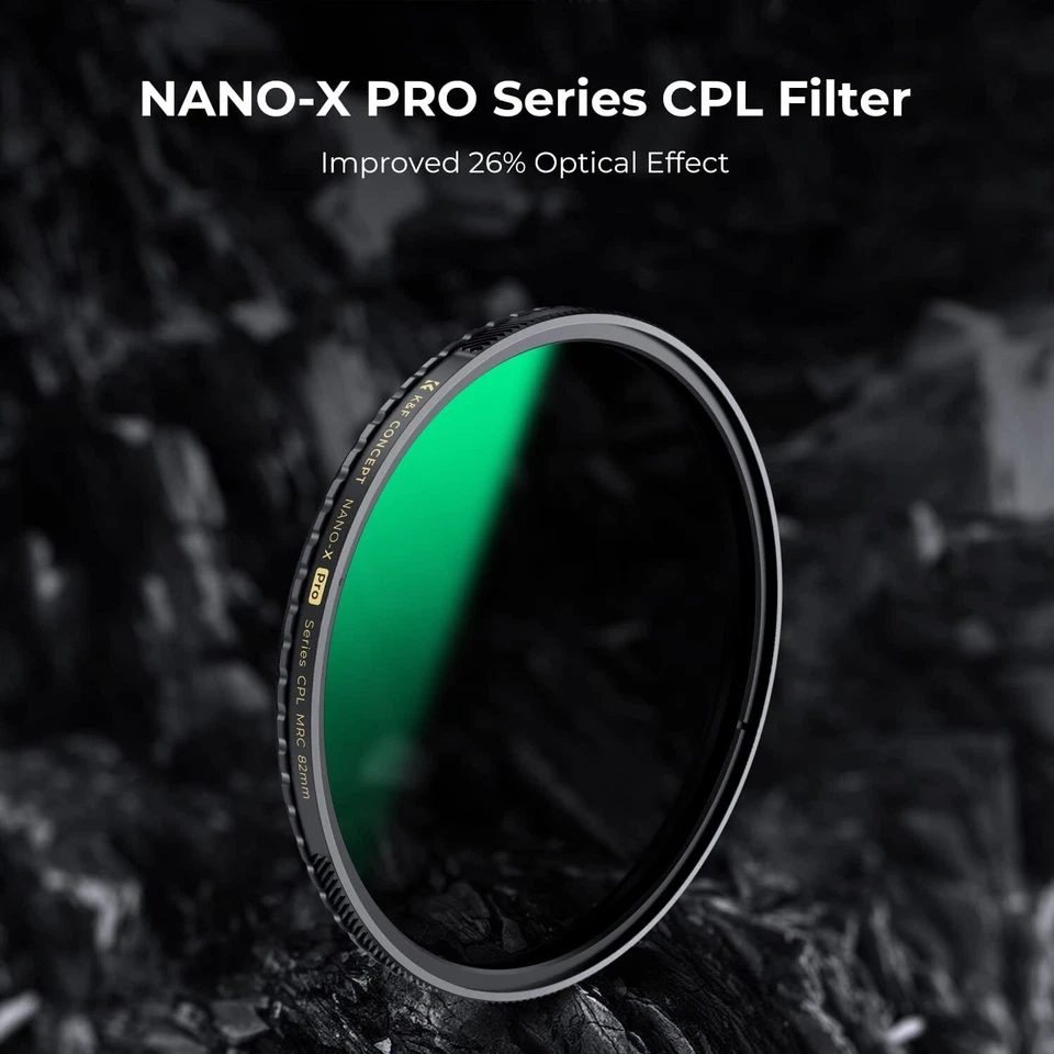 K&F Concept High Definition Circular Polarizing CPL Camera Lens Filter Nano-X - Image 4 of 4