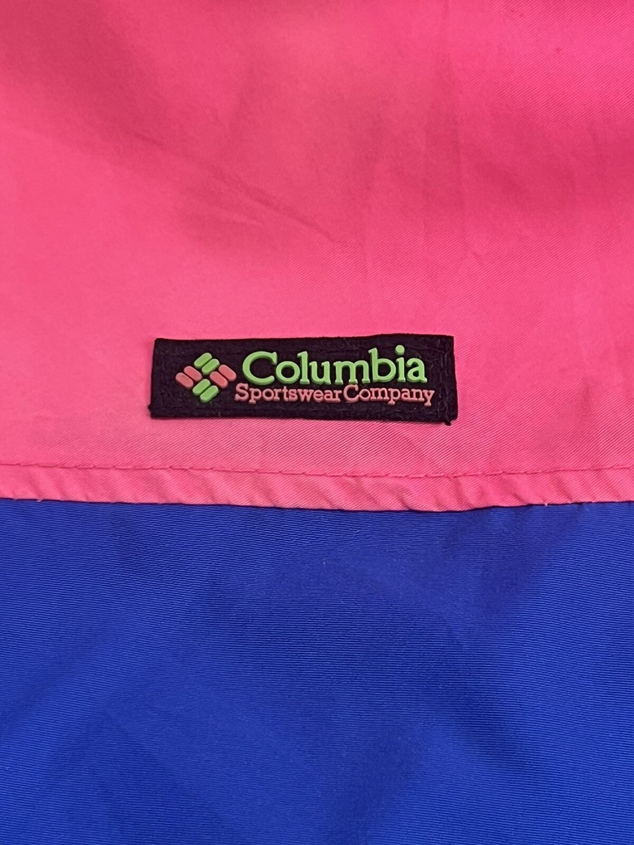 Vintage 80s Columbia Wizbang Neon Colorblock 3 in 1 Ski Jacket