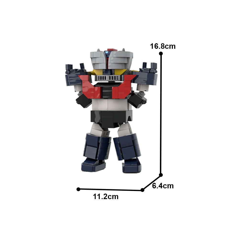 Custom MOC: C7731 Demon Z SD Mech Robot Model 419 Parts Gift for Christmas