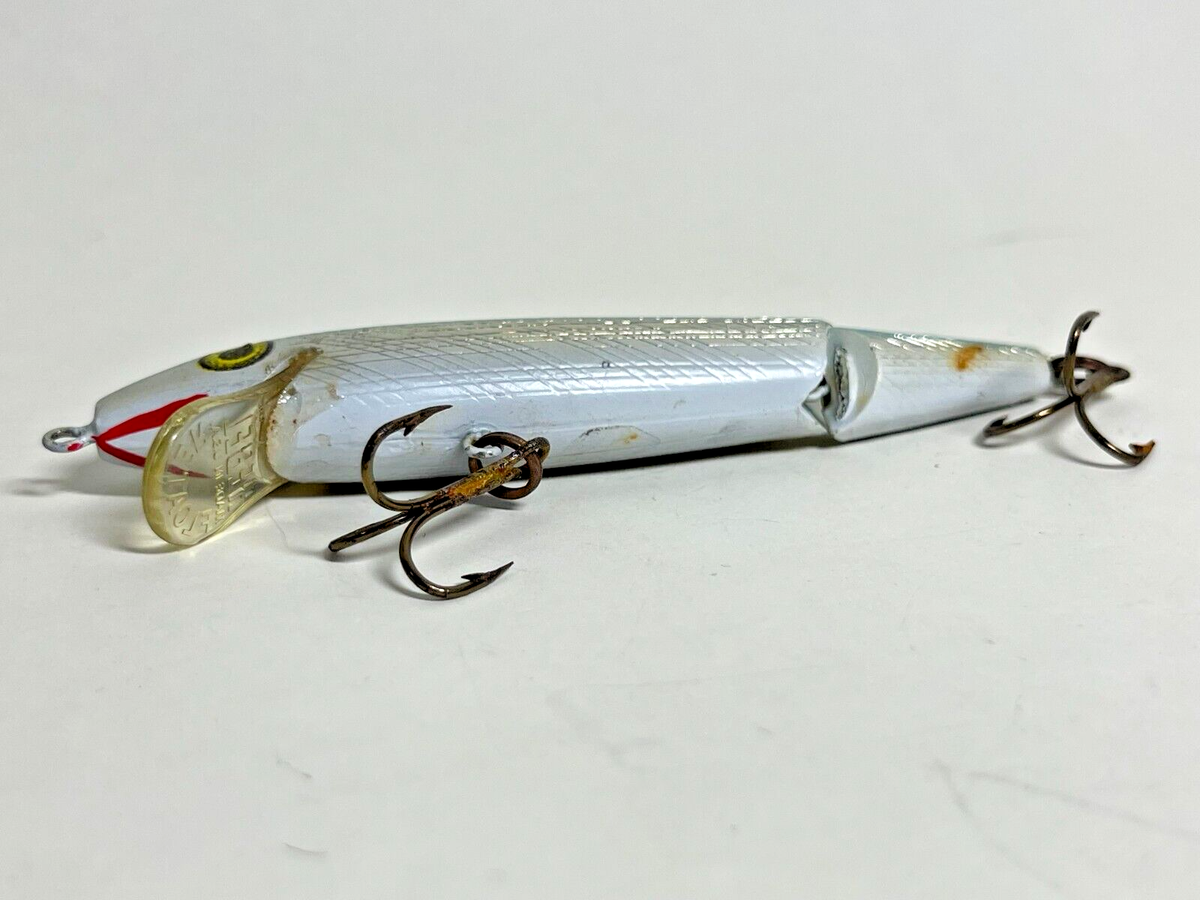 Flotteur Rebel Minnow Argent 3 1/2 Vintage – Crankbait Pour Pêche En Eau Douce
