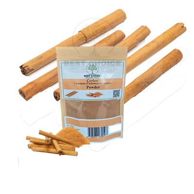 2LB Pure Ceylon True CINNAMON POWDER 100 % Natural High Quality ALBA Grade(32Oz)