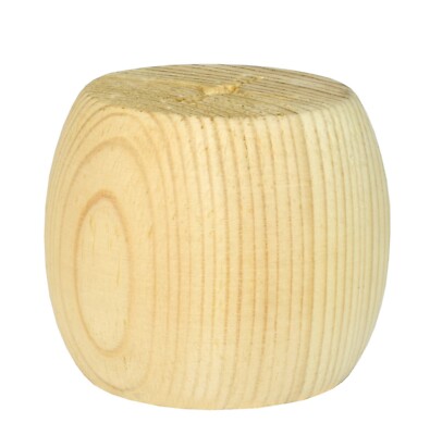  4x Möbelfüße Holz   Rund, Höhe 5cm ,  Durchmesser, Kiefernholz für DIY Möbel