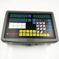 GCS900-2D 2-Axis Digital Readout DRO for Milling Lathe EDM w/ 2x Linear Scales