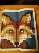 WONDERART MR FOX LATCH HOOK PATTERN ONLY