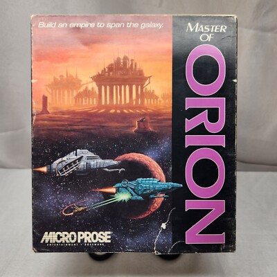 Master of Orion | Rare Vintage Big Box PC Computer Game Software 3.5'' Disk