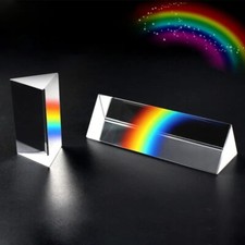 Optical Glass Crystal Triangular Prism Photography Physics Teaching Light Spectr