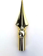 US Flag Factory 8 Inch Gold Spear Ornament (ABS) for Indoor Flag Pole