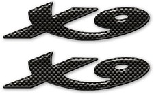 2 ADESIVI in RESINA 3D SCRITTA X9 per SCOOTER 250 - 500 ACCESSORI PIAGGIO X 9