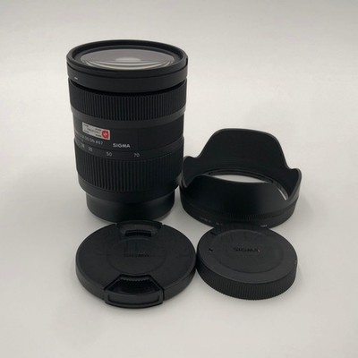 Sigma 28-70mm f/2.8 DG DN Lens with Hood Sony E Mount Excellent