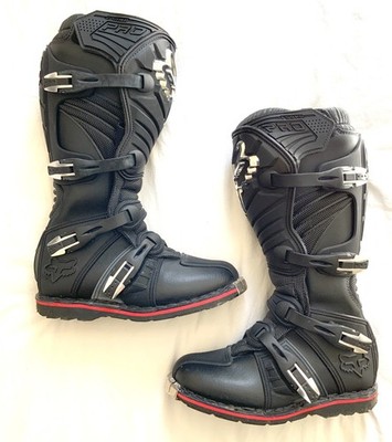 Black Fox Forma Pro Riding Boots Size 8 FOXRACING