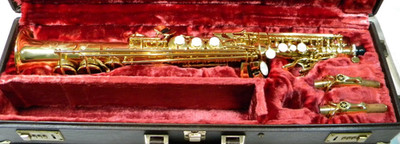 YAMAHA YSS-875 CUSTOM Soprano Sax (Pre-EX)-99.9% Lacquer-Excellent Player